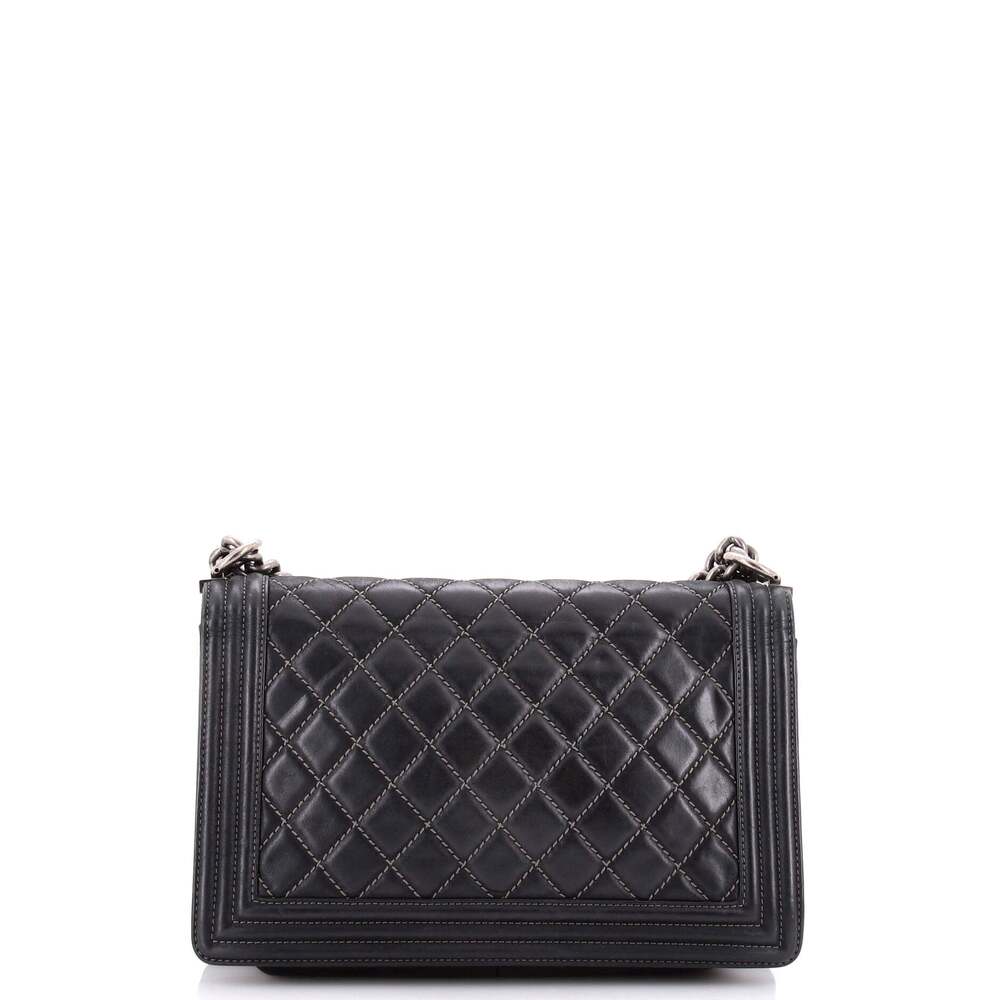 Chanel Boy Flap Bag Quilted Lambskin #246446C43B - Picture 3 of 8